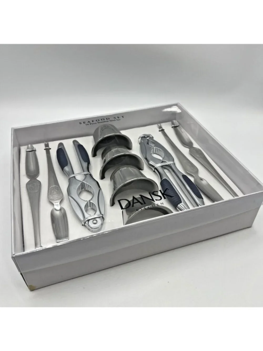 Dansk Seafood Set 10 Piece Stainless Steel Kitchen Gadgets New